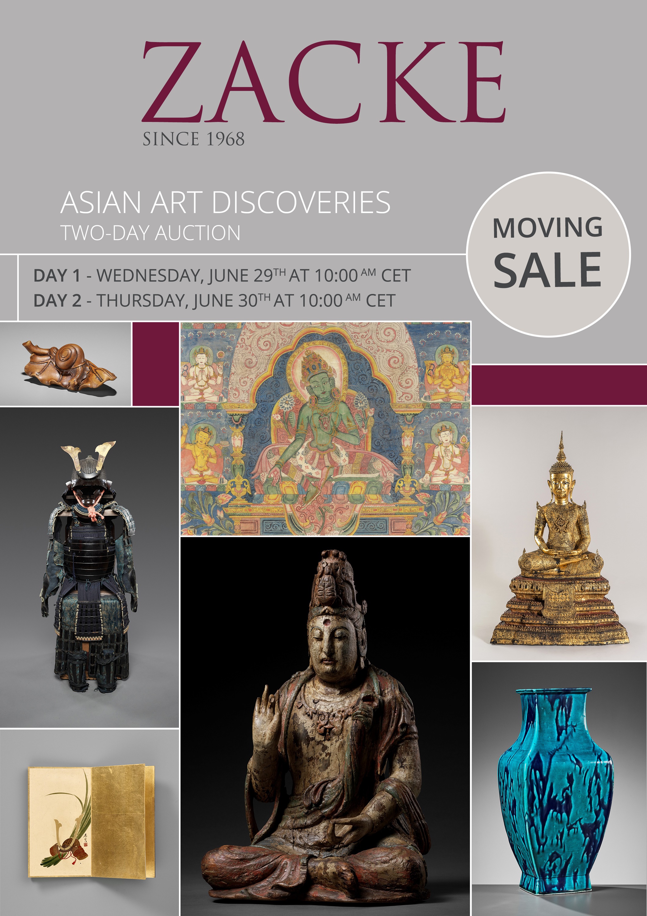 TWO-DAY AUCTION - Asian Art Discoveries - Moving Sale!